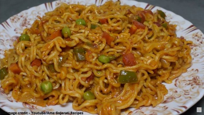 maggi banavani rit gujarati ma મેગી બનાવવાની રીત - મસાલા મેગી બનાવવાની રીત - maggi banavani rit gujarati ma - maggi recipe in gujarati - megi banavani rit - masala maggi recipe in gujarati