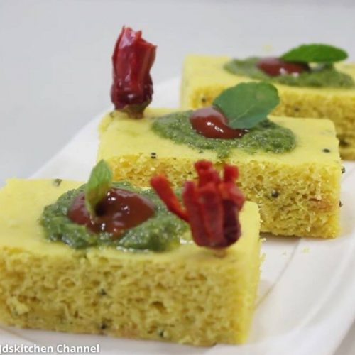 vati dal na khaman recipe in gujarati - vati dal khaman recipe in gujarati - vati dal na khaman banavani rit - વાટી દાળના ખમણ બનાવવાની રીત