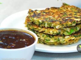 પાનકોબી પેનકેક બનાવવાની રીત - pankobi pen cake banavani rit - Pankobi pen cake recipe - ચીલી ગાર્લિક ડીપ બનાવવાની રીત - chili garlic dip banavani rit