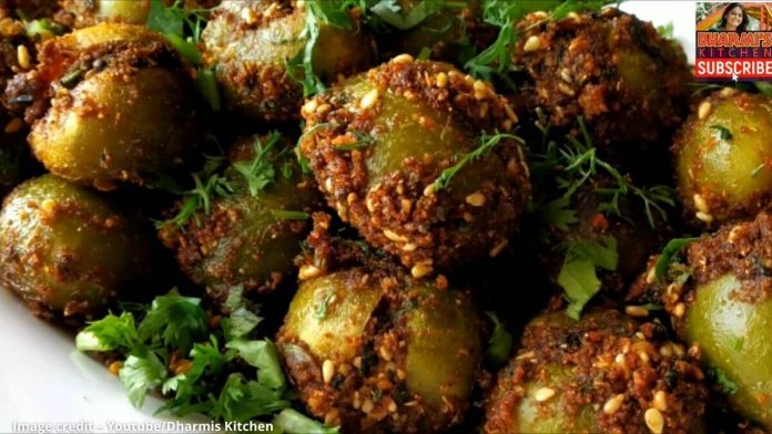 ભરેલા ગુંદા નુ શાક બનાવવાની રીત - ગુંદા નું ભરેલું શાક બનાવવાની રીત - gunda nu shaak banavani rit gujarati ma - gunda nu bharelu shaak banavani rit gujarati ma - gunda nu bharelu shaak recipe in gujarati language