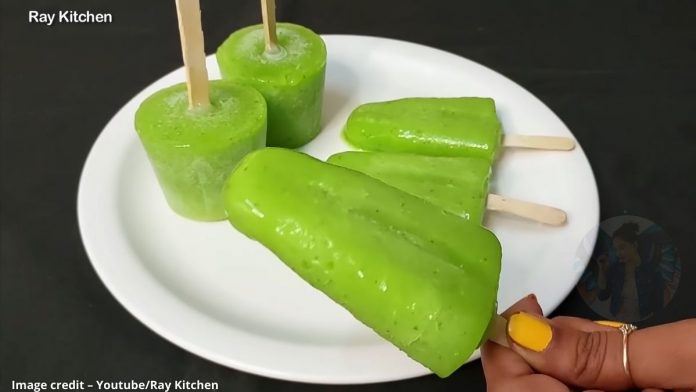 kachi keri ni kulfi banavani rit કાચી કેરી ની કુલ્ફી બનાવવાની રીત - kachi keri ni kulfi banavani rit - kachi keri ni kulfi recipe in gujarati language