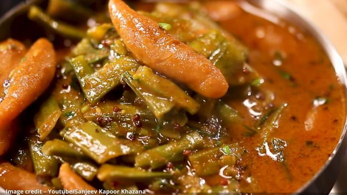 guvar dhokli nu shaak gujarati recipe - guvar dhokli nu shaak banavani rit - guvar dhokli shaak recipe - ગુવાર ઢોકળી નું શાક ની રેસીપી - ગુવાર ઢોકળી બનાવવાની રીત - ગુવાર ઢોકળી નું શાક બનાવવાની રીત