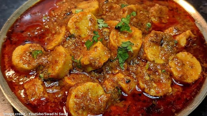 gatta nu shaak gatta nu shaak - gatta nu shaak recipe - gatta nu shaak recipe in gujarati - gatta nu shaak banavani rit - ગટ્ટા બનાવવાની રીત - ગટ્ટાનું શાક બનાવવાની રીત - rajasthani gatta nu shaak recipe