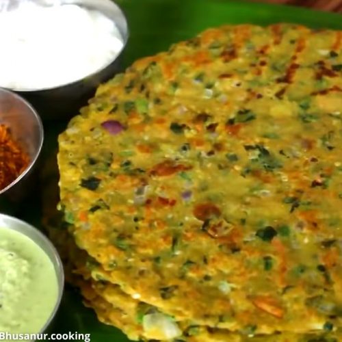 થાલીપીઠ બનાવવાની રીત - thalipeeth banavani rit - thalipeeth recipe - thalipeeth recipe in gujarati - થાળીપીઠ બનાવવાની રીત