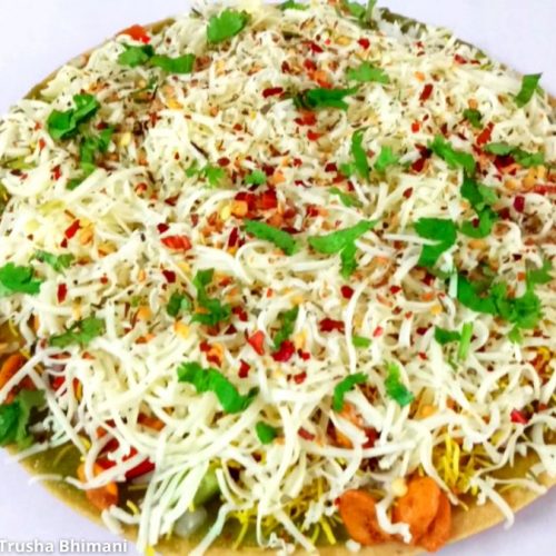 ખાખરા પીઝા બનાવવાની રીત - khakhra pizza - khakhra pizza recipe in gujarati - khakhra pizza recipe - khakhra pizza banavani rit - ખાખરા પીઝા