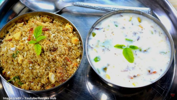 પંજરી બનાવવાની રીત - panjiri banavani rit - panchamrut banavani rit - panchamrut recipe in gujarati - panjiri recipe in gujarati - પંચામૃત બનાવવાની રીત