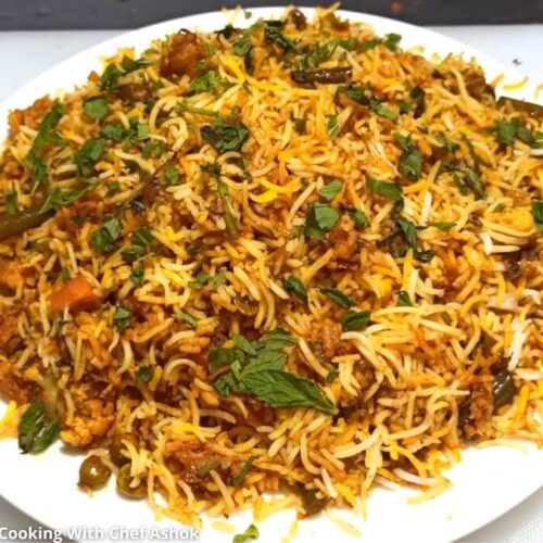 વેજ બિરયાની બનાવવાની રીત - veg biryani recipe in gujarati - veg biryani banavani rit - veg dum biryani banavani rit - veg dum biryani recipe in gujarati - વેજ દમ બિરયાની બનાવવાની રીત