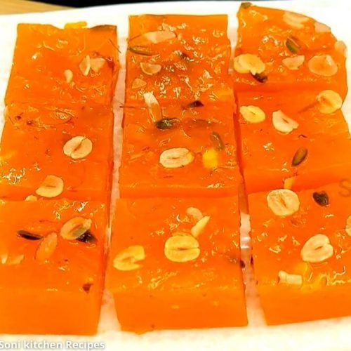 કસ્ટર્ડ બરફી બનાવવાની રીત - custard barfi banavani rit - custard barfi recipe in gujarati - કસ્ટર્ડ બરફી - custard barfi