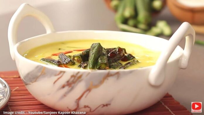 bhinda ni kadhi gujarati - bhinda ni kadhi recipe - bhinda ni kadhi recipe - ભીંડા ની કઢી - ભીંડાની ની કઢી બનાવવાની રીત - bhinda ni kadhi banavani rit - bhinda ni kadhi gujarati recipe - bhinda ni kadhi recipe in gujarati