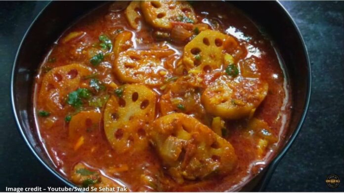 કમળ કાકડી નું શાક બનાવવાની રીત - Kamal kakadi nu shaak banavani rit - Kamal kakdi nu shaak recipe in gujarati - કમળ કાકડી નું શાક - Kamal kakadi nu shaak - Kamal kakdi nu shaak recipe
