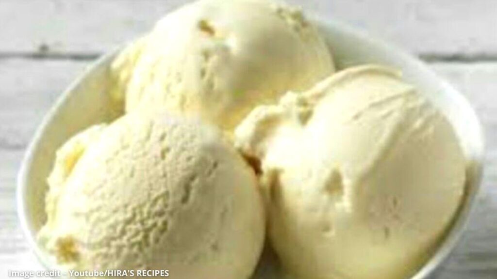 વેનીલા આઈસ્ક્રીમ બનાવવાની રીત vanilla ice cream banavani rit