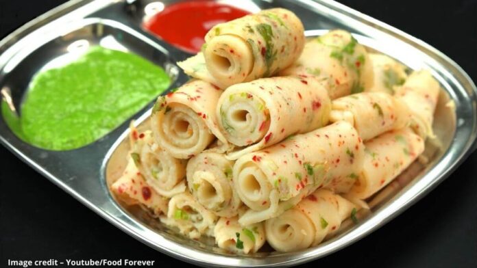 સોજી રોલ બનાવવાની રીત - Soji roll banavani rit - Soji roll recipe in gujarati