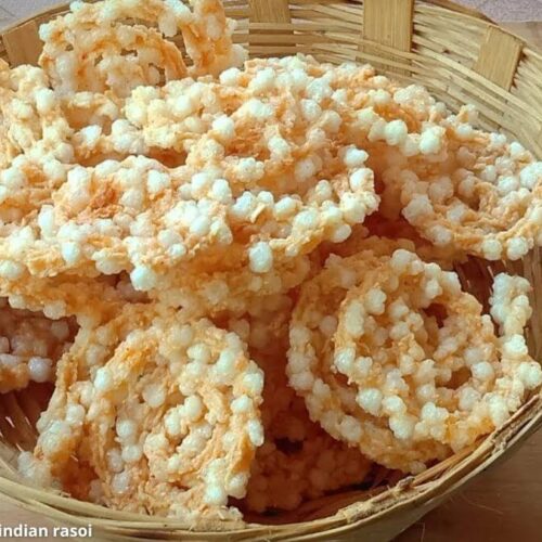 sabudana bataka ni chakri - sabudana bataka ni chakri banavani rit - sabudana batata chakli recipe in gujarati - સાબુદાણા બટાકા ની ચકરી બનાવવાની રીત - sabudana batata chakli recipe