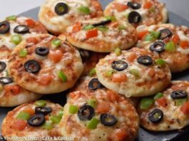 મીની પીઝા બનાવવાની રીત - Mini pizza banavani rit - Mini pizza recipe in gujarati