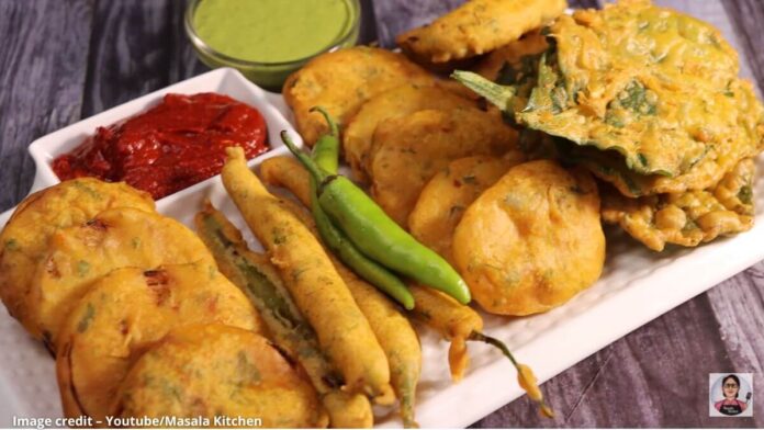 પકોડા પ્લેટર બનાવવાની રીત - pakoda platter banavani rit - pakoda platter recipe in gujarati