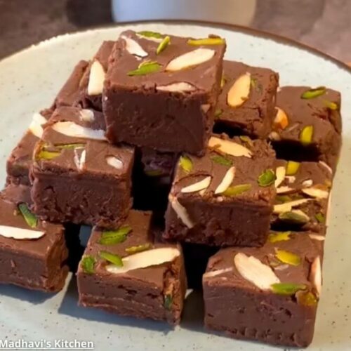 ચોકલેટ બરફી - chocolate barfi - ચોકલેટ બરફી બનાવવાની રીત - chocolate barfi banavani rit - chocolate barfi recipe in gujarati