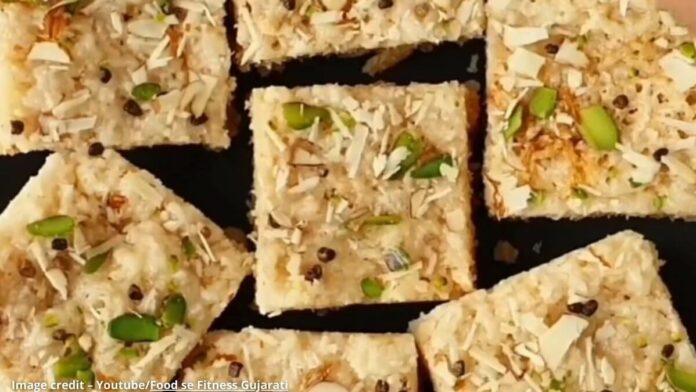 ટોપરા નો મેસૂખ પાક બનાવવાની રીત - Topra no mesukh paak banavani rit - Topra no mesukh paak recipe in gujarati