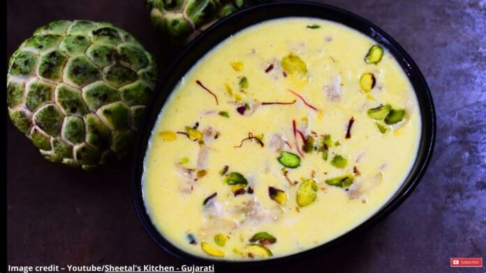 સીતાફળ બાસુંદી - sitafal basundi - sitafal basundi banavani rit - sitafal basundi recipe in gujarati - સીતાફળ બાસુંદી બનાવવાની રીત