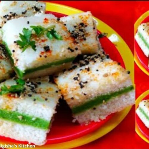 અમદાવાદ ના ફેમસ સેન્ડવીચ ઢોકળા - Ahmedabad na famous sandwich dhokla - અમદાવાદ ના ફેમસ સેન્ડવીચ ઢોકળા બનાવવાની રીત - Ahmedabad na famous sandwich dhokla banavani rit