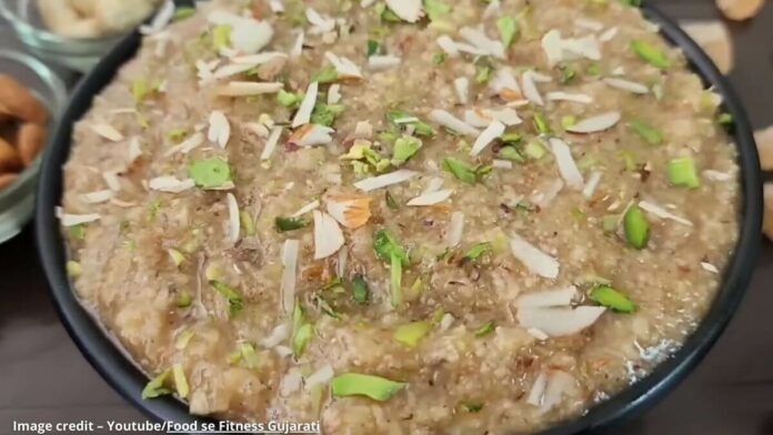 ગુંદર ની પેદ - gundar ni ped - gundar ni ped recipe - gundar ni ped banavani rit - gundar ni ped recipe in gujarati