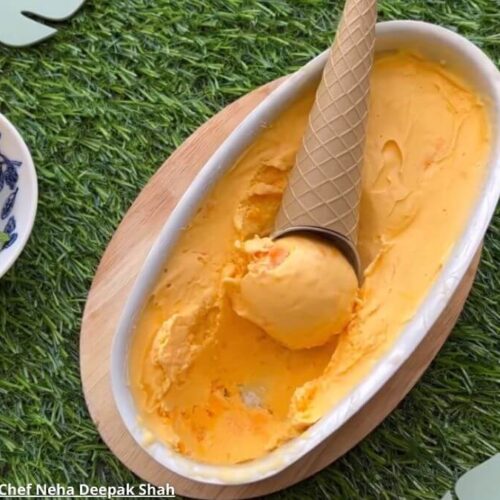 આંબા નો આઈસ્ક્રીમ - આંબા નો આઈસ્ક્રીમ બનાવવાની રીત - મેંગો આઈસ્ક્રીમ બનાવવાની રીત - mango ice cream banavani rit
