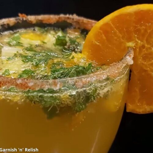 ઓરેન્જ જીંજર મોજીતો - Orange Ginger Mojito - ઓરેન્જ જીંજર મોજીતો બનાવવાની રીત - Orange Ginger Mojito banavani rit - Orange Ginger Mojito recipe in gujarati