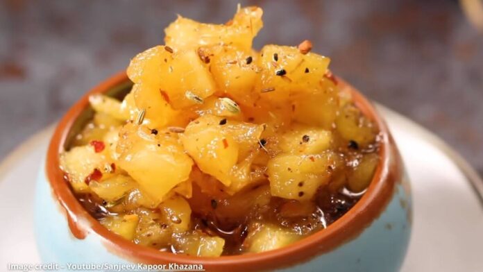 પાઈનેપલ ચટણી - Pineapple Chutney - અનાનસ ની ચટણી - Anaanas ni chutney - પાઈનેપલ ચટણી બનાવવાની રીત - Pineapple Chutney banavani rit