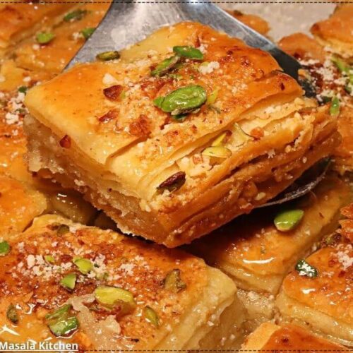 બક્લાવા - બક્લાવા બનાવવાની રીત - baklava banavani rit - baklava recipe in gujarati