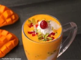 મેંગો શેક - મેંગો શેક બનાવવાની રીત - mango shake - mango shake banavani rit - mango shake recipe in gujarati