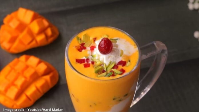 મેંગો શેક - મેંગો શેક બનાવવાની રીત - mango shake - mango shake banavani rit - mango shake recipe in gujarati