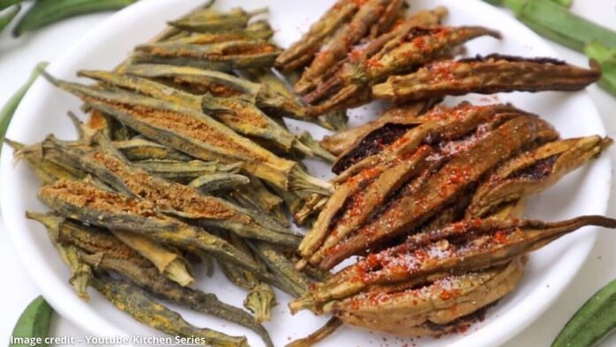 ભીંડા ની કાચરી - Bhinda ni kachari - ભીંડા ની મસાલેદાર કાચરી - Bhinda ni masaledar kachari - ભીંડા ની કાચરી બનાવવાની રીત - Bhinda ni kachari banavani rit