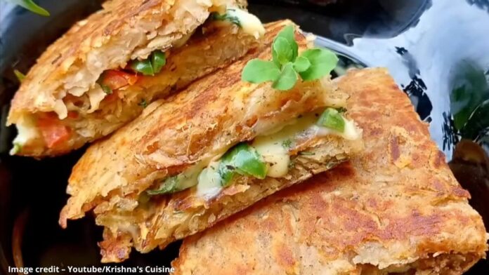 Farali veg sandwich ફરાળી વેજ સેન્ડવીચ - Farali veg sandwich - ફરાળી વેજ સેન્ડવીચ બનાવવાની રીત - Farali veg sandwich banavani rit