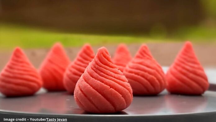 રોઝ ગુલકંદ મોદક - Rose gulkand modak - રોઝ ગુલકંદ મોદક બનાવવાની રીત - Rose gulkand modak banavani rit