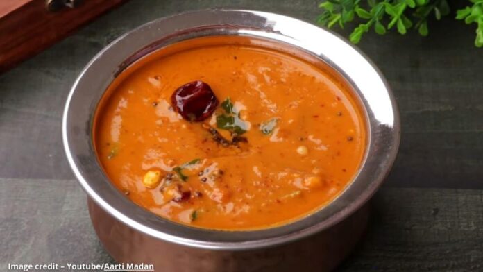 સાઉથ ઇન્ડિયન રેડ ચટણી - South indian red Chutney - સાઉથ ઇન્ડિયન રેડ ચટણી બનાવવાની રેસીપી - South indian red Chutney banavani recipe