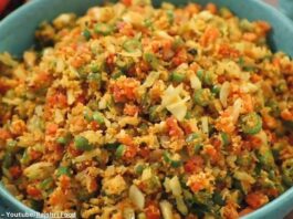કરેલા સ્ટાઈલ મિક્સ વેજીટેબલ થોરન - Kerela style mix vegetable thoran