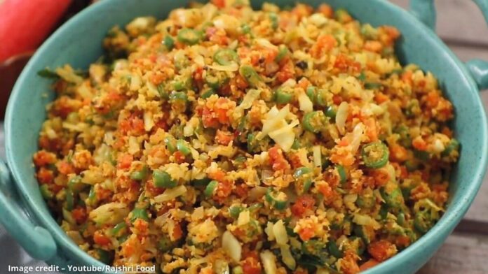 Kerela style mix vegetable thoran કરેલા સ્ટાઈલ મિક્સ વેજીટેબલ થોરન - Kerela style mix vegetable thoran