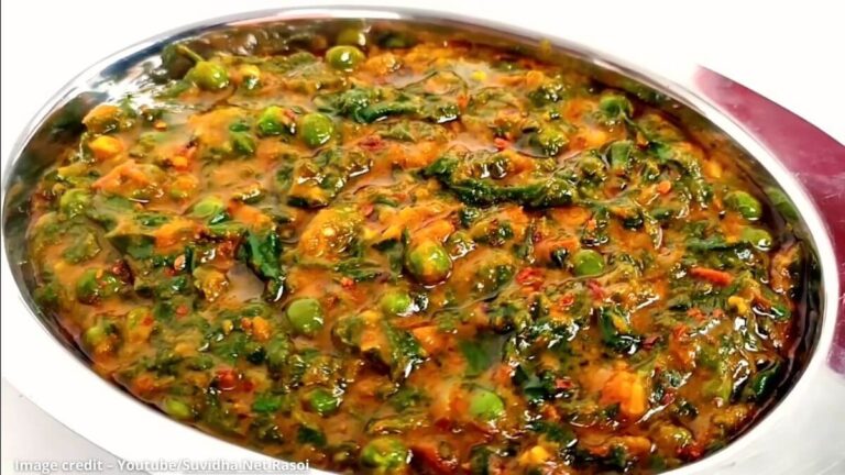 પાલક બેસન મટર નું શાક ની રેસીપી | Palak besan matar nu shaak ni recipe પાલક બેસન મટર નું શાક ની રેસીપી | Palak besan matar nu shaak ni recipe