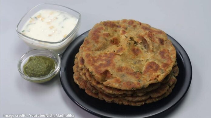 મૂળા બાજરા ના પરોઠા - Mula bajra na parotha