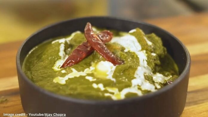 રેસ્ટોરેન્ટ સ્ટાઈલ પાલક પનીર નું શાક - Restaurant style palak paneer nu shaak