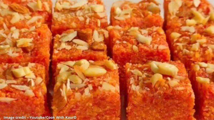Gajar ni barfi - ગાજર ની બરફી