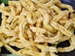 Lili methi mari vala champakali ganthiya - લીલી મેથી મરી વાળા ચંપાકલી ગાંઠીયા