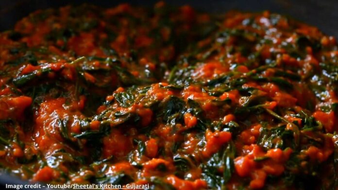 Methi besan nu shaak Methi besan nu shaak - મેથી બેસન નું શાક