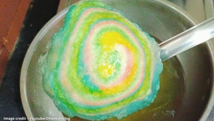 Multicolour puri - મલ્ટીકલર પૂરી