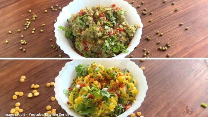 Mag na lot ane chana na lot nu khichu - મગ ના લોટ અને ચણા ના લોટ નું ખીચું