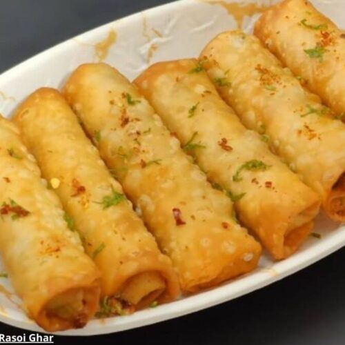 Cheese cigar roll - ચીઝ સિગાર રોલ