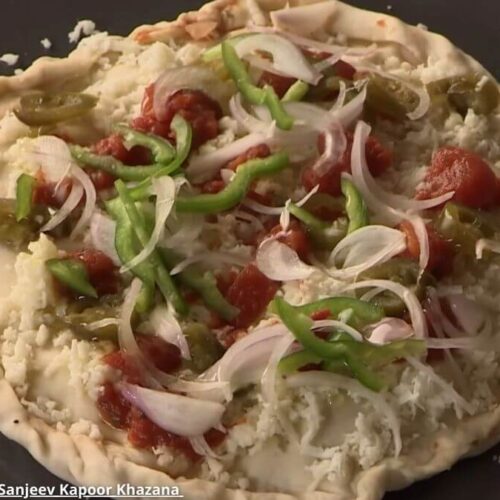 Stuffed pizza - સ્ટફ્ડ પિઝા