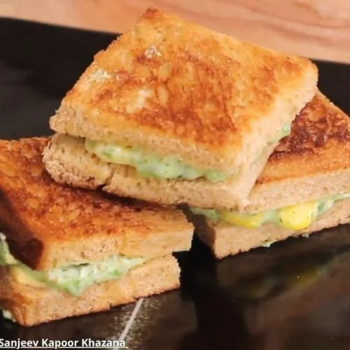 Chili mili tava toast sandwich - ચિલી મિલિ તવા ટોસ્ટ સેન્ડવિચ