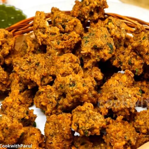 Desi chana na crispy pakoda - દેશી ચણા ના ક્રિસ્પી પકોડા