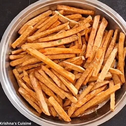 Suran na French Fries - સૂરણ ના ફ્રેંચ ફ્રાઈસ