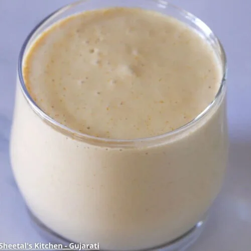 Kaju anjeer milkshake - કાજુ અંજીર મિલ્કશેક